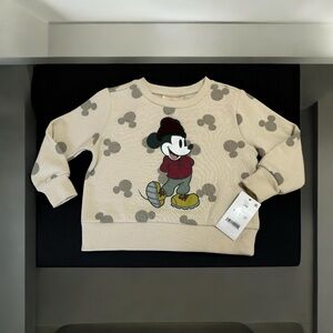 Mickey Mouse Beige Sweatshirt